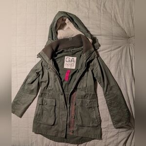 Garage Olive Parka Jacket